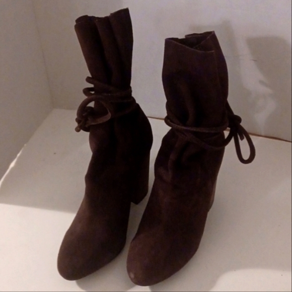 Ecote' Brown Suede Bootie - Picture 3 of 7